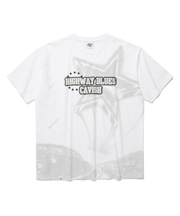 Cavish HIGHWAY SS TEE [WHITE]