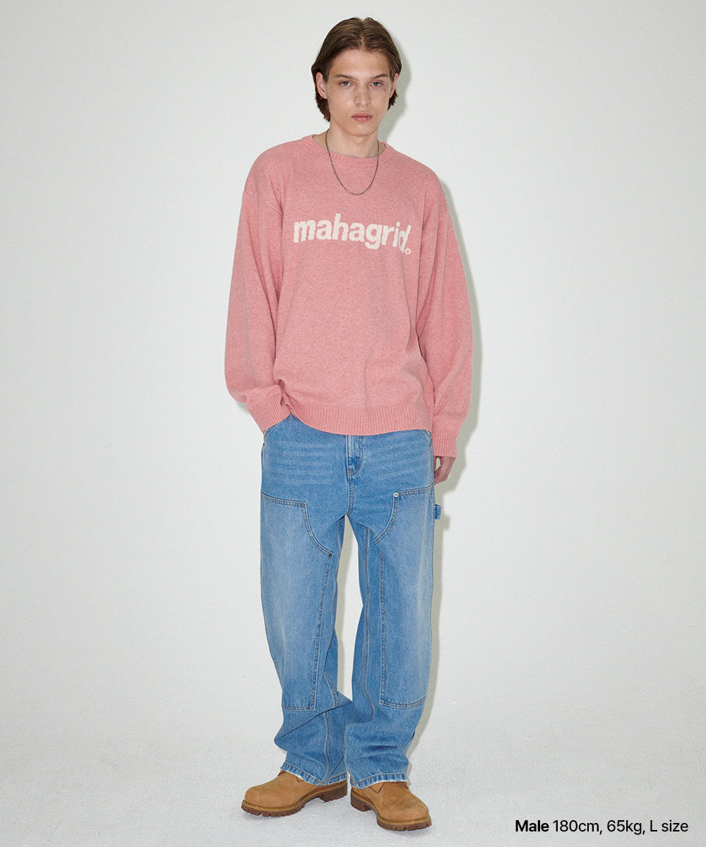 Mahagrid Double Knee Denim Pant [Blue]