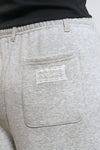 General Idea Women's Lace Trim Sweat Pants [Melange Grey]