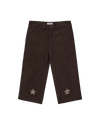AEAE Star Patch Capri Corduroy Pants