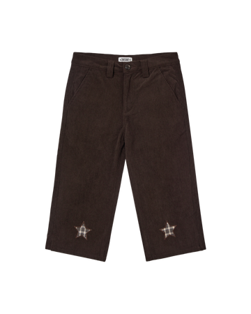 AEAE Star Patch Capri Corduroy Pants