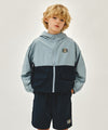 Marithé François Girbaud Kids Bear Classic Logo Windbreaker Beige