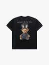 ADLV Rabbit Bear Doll Logo Short Sleeve T-Shirt