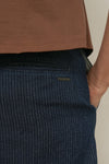 General Idea WOMAN Minimal Waist Denim Half Pants [BLUE]