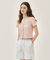 Marithé François Girbaud W CRINKLE SLEEVELESS + CARDIGAN SET