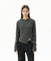 Mahagrid Curved Slim Hoodie