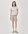 Marithé François Girbaud W PARIS GRAPHIC RINGER TEE