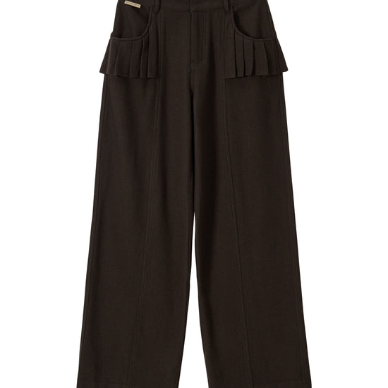 Bitter Cells Illusion Wool Wide Pants