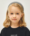 Marithé François Girbaud Kids Metal Circle Logo Hair Band Black
