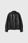 General Idea WOMAN Faux Leather Pocket Blouson Jacket