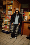ADLV Damage Stitch Washing Denim Pants