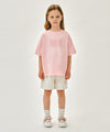 Marithé François Girbaud [6/17 Pre-Order] KIDS CLASSIC LOGO SWEAT SHORTS oatmeal