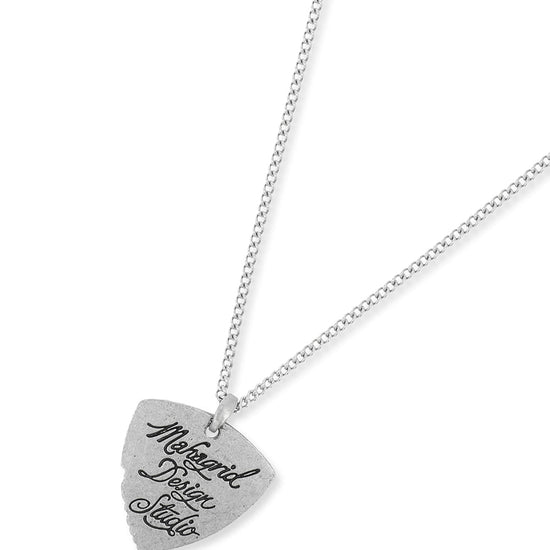 Mahagrid INK LOGO GUITAR PICK NECKLACE[SILVER]
