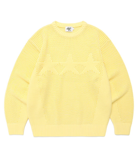 Cavish Mesh Star Knit Sweater