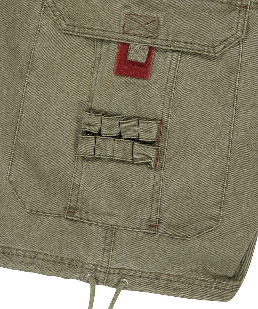 Mahagrid Bermuda Utility Cargo Shorts