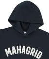 Mahagrid Twill Cut Off Applique Hoodie