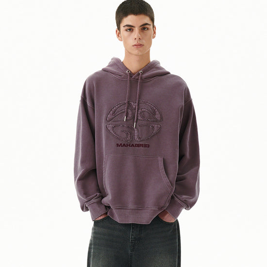 Mahagrid Pigment Eclipse Logo Hoodie