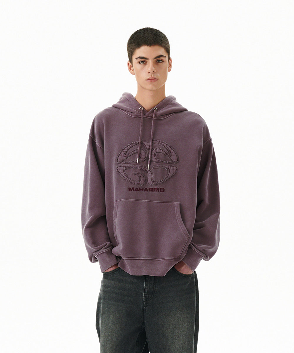 Mahagrid Pigment Eclipse Logo Hoodie