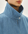 Marithé François Girbaud DENIM HARRINGTON JACKET