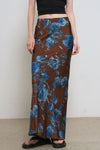 General Idea WOMAN Printed Bias Long Skirt