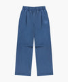 Marithé François Girbaud OUTLINE CLASSIC LOGO DYEING TUCK WIDE SWEAT PANTS mint