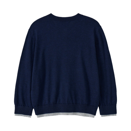 Bitter Cells Essential Layered Half Knit Cardigan