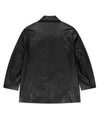 Mahagrid Faux Leather Car Coat