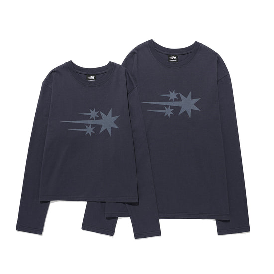 Nice Ghost Club 3Star Long Sleeve Tee [Purple]