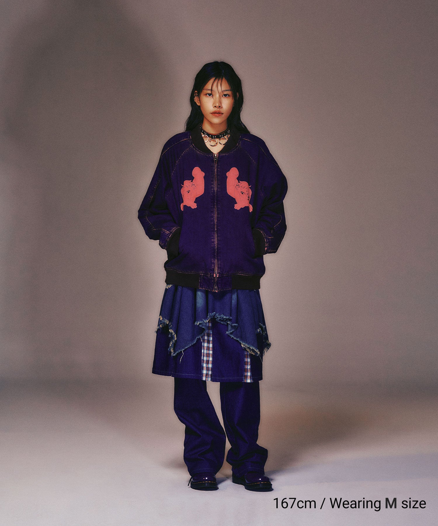 Nice Ghost Club New Heaven Denim Souvenir Jacket