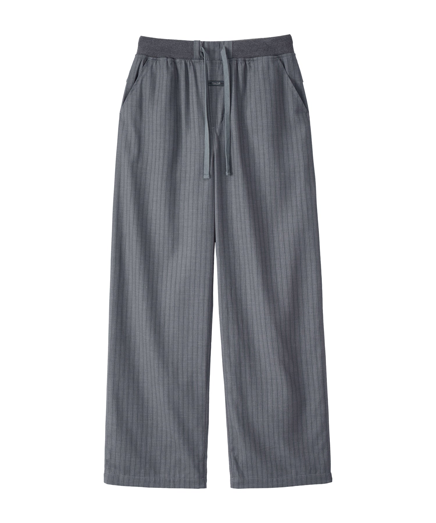 Bitter Cells Pinstripe Wide Banding Slacks