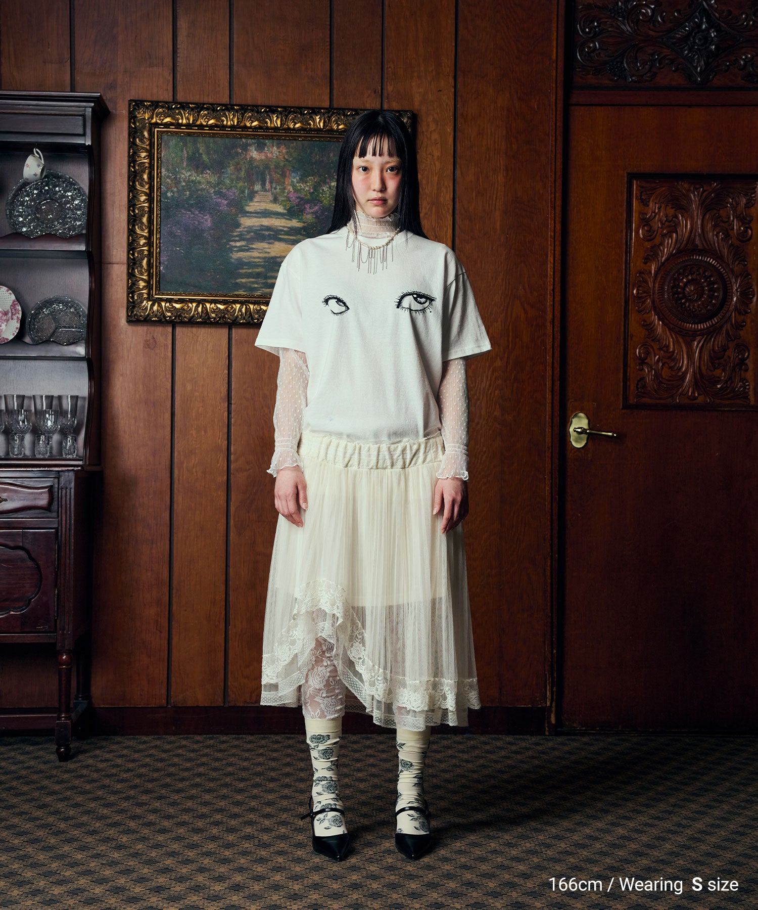 Nice Ghost Club Junji Ito Maniac Tomie Eyes Tee [White]