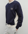 Marithé François Girbaud Classic Logo Side Color Block Sweatshirt Heather Gray