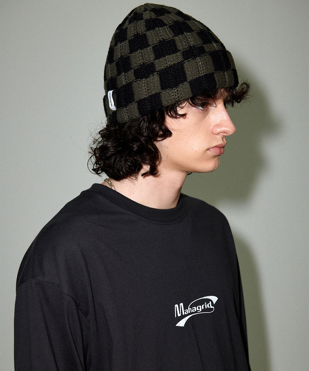 Mahagrid Checkerboard Beanie