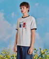 Marithé François Girbaud [MARITHE_DISNEY] MICKEY_FRENCH RINGER TEE light heather gray