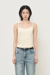 General Idea WOMAN Eyelet U-Neck Sleeveless