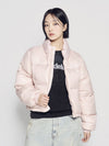 ADLV Woman Basic Logo Oversize Short Crop Duck Down Jacket