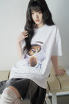 ADLV AC Bear Baby Face Astronaut Short Sleeve T-Shirt