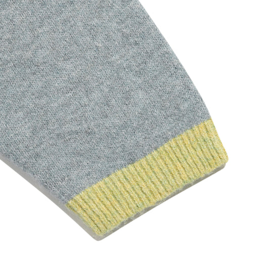 Nice Ghost Club Color Block Knit Cardigan