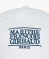 Marithé François Girbaud SMALL CLASSIC LOGO CAP off white