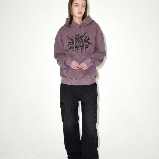Mahagrid TRIBAL ECLIPSE PIGMENT HOODIE