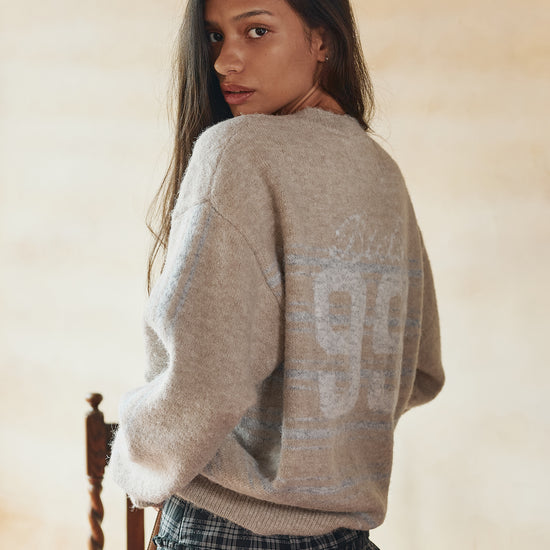 Bitter Cells 95 Vintage Stripe Knit - Beige