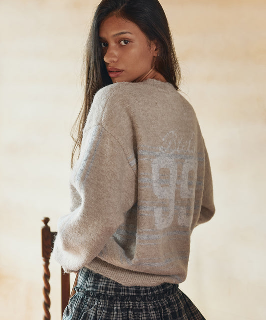 Bitter Cells 95 Vintage Stripe Knit - Beige