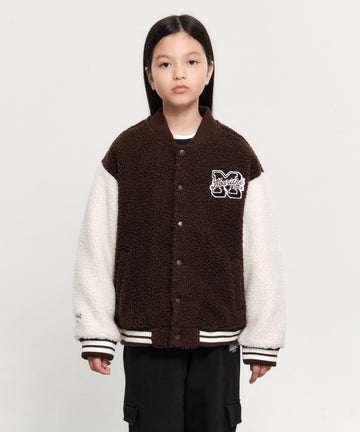 Marithé François Girbaud Kids Uni Fleece Varsity Jacket