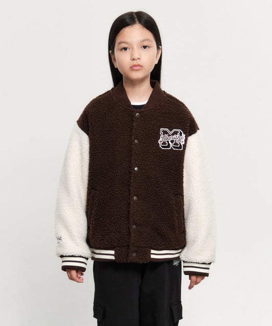 Marithé François Girbaud Kids Uni Fleece Varsity Jacket
