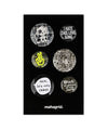 Mahagrid FESTA BUTTON PIN SET [BLACK]