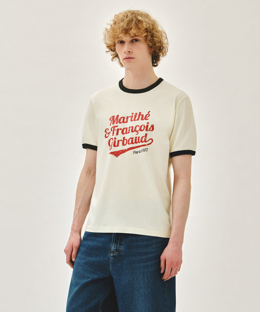 Marithé François Girbaud VINTAGE LOGO RINGER TEE