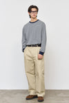 General Idea UNISEX Basic Stripe Long Sleeve Tee