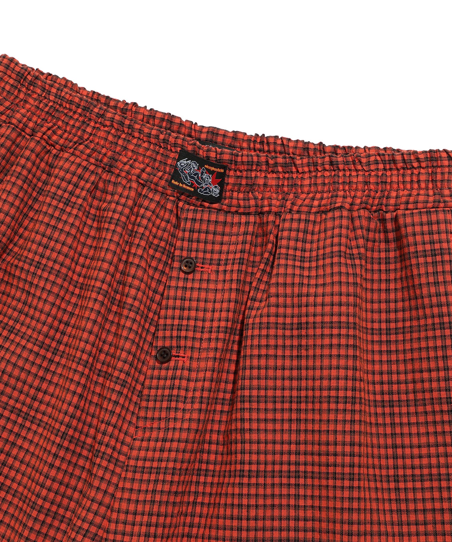 Nice Ghost Club Check Box Shorts