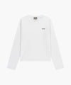 Marithé François Girbaud Women's Regular Logo Long Sleeve Tee Black