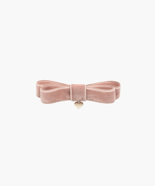 Marithé François Girbaud ENFANT HEART LOGO RIBBON HAIR PIN